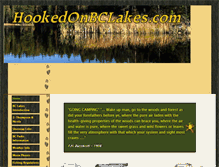 Tablet Screenshot of hookedonbclakes.com